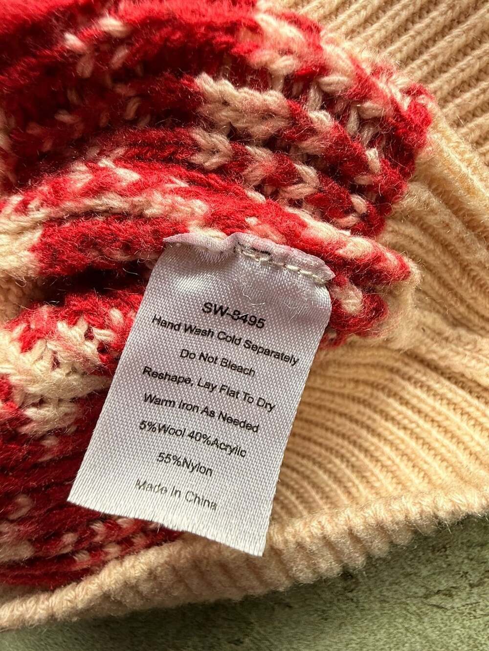 Kiel James Patrick The McCallister Sweater Size XL Reindeer Nordic - Picture 4 of 6